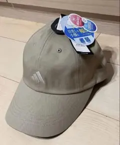 adidas アディダスキャップ ベージュ綿100%