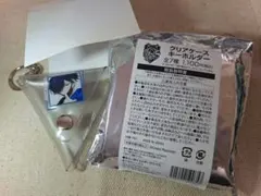 Crazy Raccoon クリアケースキーホルダー Vanilla