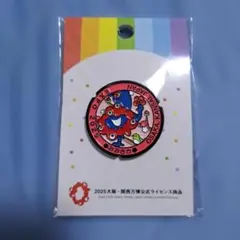 万博 ミャクミャク マンホール ピンバッチ ピンバッジ ピンズ レッド