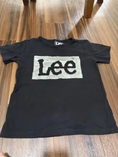 Lee 黒 ロゴプリント Tシャツ