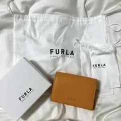 【美品】FURLA 三つ折り財布 イエロー 箱・保存袋付き 新品 ※値下げ交渉〇のサムネイル