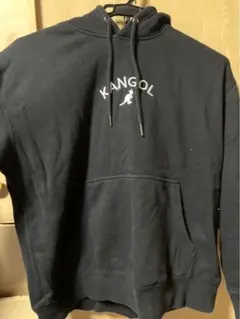 KANGOL ブラック パーカー フード付き