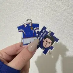 南野拓実 サッカー日本代表　パズルアクリルキーホルダー