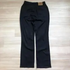 POLO JEANS RALPH LAUREN フレアパンツ 革パッチ 黒