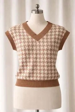 レディース ニットベスト