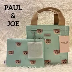 【新品】PAUL&JOE JAL限定　ミニトートバッグ ポーチ ミラー セット