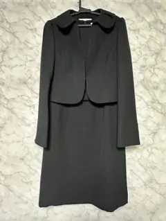 プライベートレーベル　ブラックワンピーススーツ 喪服　礼服　冠婚葬祭　7AR