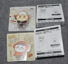 ちいかわ アクリルシーンクリップビスケット　シーサーと カレーのおとも