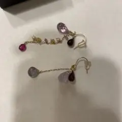 ハンドメイド 天然石ピアス