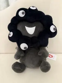 黒 ミャクミャク お手玉風ぬいぐるみ　L サイズ