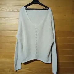 bayflow 麻混ニットプルオーバー