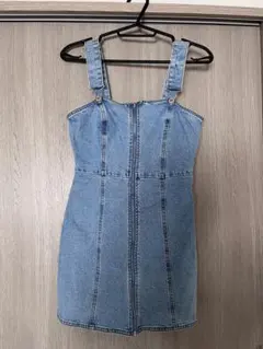 forever21 デニムキャミワンピ