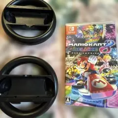 マリオカート8 デラックス + ハンドル2個セット
