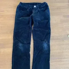 コーディロイ　ブラックパンツ　130 ブリーズ