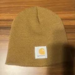 断捨離中！お値下げ可！Carhartt ブラウン ニット帽