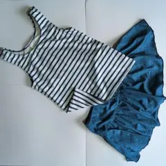女の子用セパレート水着セット【140】