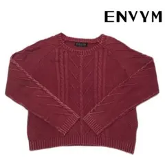 ENVYM ニット　インディゴ素材♡°+.