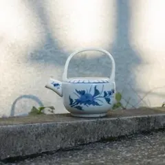 未使用品】深川製磁 醤油差 古代バラ 菊彫刻正油差 宮内庁御用達