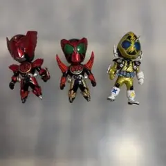 仮面ライダー　ミニフィギュア　オーズ&フォーゼ
