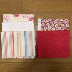 生地　はぎれ　５枚セット　まとめ売り