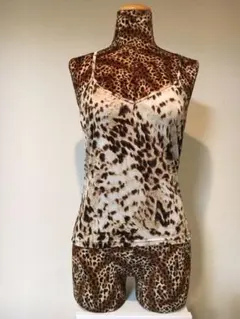 ヒョウ柄ストレッチキャミソール EGOIST