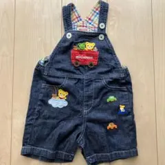 ミキハウス　カバーオール　つなぎ　デニム