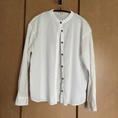 サンバレー　tukuroi by SUN VALLEY　ブラウス　綿麻　Mサイズのサムネイル