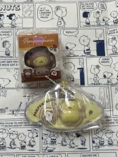 サンリオキャラクターズ パッケージチャーム　ミニチュアパッケージ　ポムポムプリン