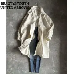 ビューティーアンドユース スプリングモッズコート オーバサイズ ワイド 洗える