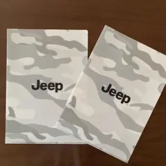 Jeep クリアファイル 2枚セット 美品のサムネイル