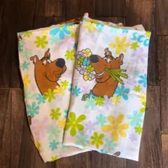 Scooby-Doo スクービードゥー　シーツ 　古着カートゥーンネットワーク