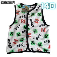新品　マイクラ　スリーパー　140　グレー　クリーパー　総柄　Minecraft