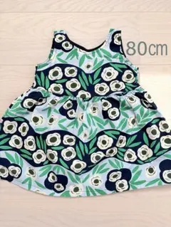 【未着用】ユニクロ マリメッコワンピース　80