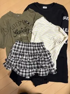 女の子　長袖カットソー 4点セット　140