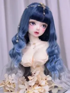 4点セット♡ ドールウィッグ 8~9インチ ロングヘア まとめ売り SD BJD