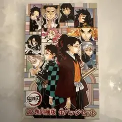 鬼滅の刃22巻同梱版 缶バッジセット