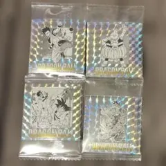 ドラゴンボール ウエハース 40周年記念 イラストレーションシール 4枚セット
