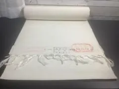 着物 反物 白生地 みその結城紬 難あり 未使用品 51