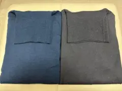 【ユニクロ+J】カシミヤタートルネックセーター（長袖）メンズL 2枚セット