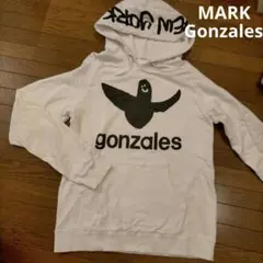 MARK GONZALES デカロゴ　パーカー ホワイト　M