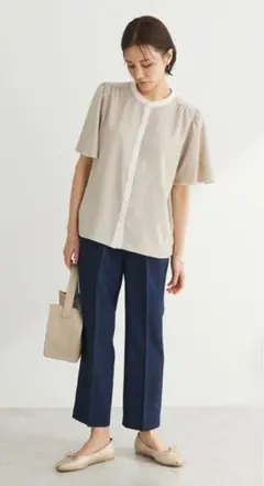 【新品】Green Parks 接触冷感 きれいシルエットパンツのサムネイル