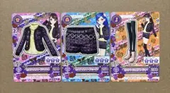 アイカツカード　セットアップツイードジャケット コーデ　紫吹蘭　風沢そら