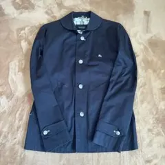BURBERRY Black Label 丸襟ネイビー コート Lサイズのサムネイル