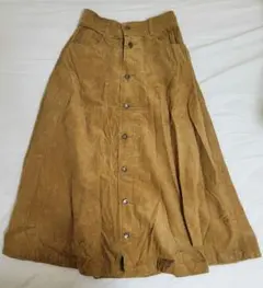 niko and… コーデュロイロングフレアスカート