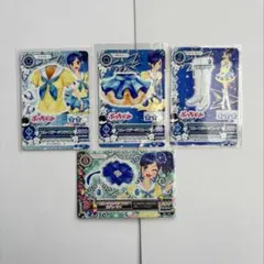 【激レア】アイカツ　ブルーステージコーデ　霧矢あおい　カチューシャ付　4枚セット