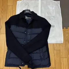 HERNO ネイビー ダウンジャケット　ブラック　ハイブリッド　ナイロン