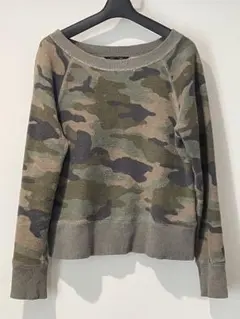 BANANA REPUBLIC⭐︎迷彩柄⭐︎スウェット⭐︎トレーナーXS⭐︎綿100%