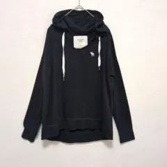 Abercrombie & Fitch アバクロ　ネイビー　パーカー　XS　刺繍
