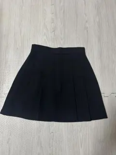 新品未使用　プリーツミニスカートX S ブラックのサムネイル