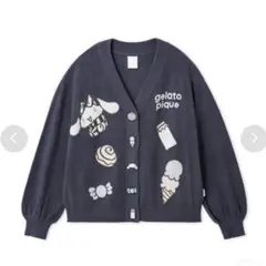 gelato pique Sanrio★シナモンカーディガンネイビー